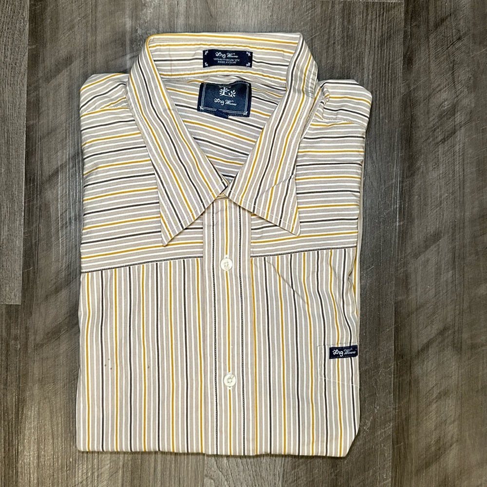 LRG Wovens Short Sleeve Button Down Shirt - 4XL